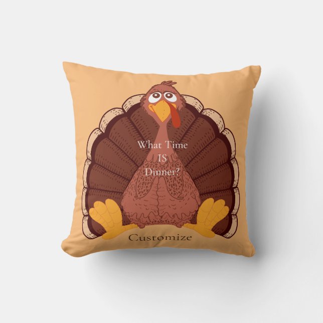 Thanksgiving Turkey Thunder_Cove   Cushion (Front)