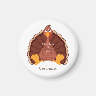 Thanksgiving Turkey Thunder_Cove Magnet