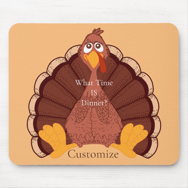 Thanksgiving Turkey Thunder_Cove   Mouse Pad (Front)