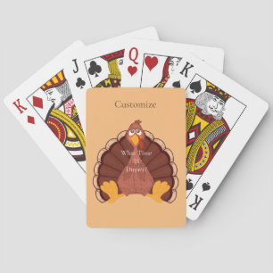 Thanksgiving Turkey Thunder_Cove   Playing Cards