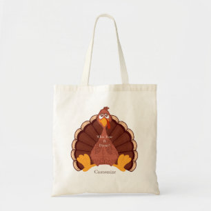 Thanksgiving Turkey Thunder_Cove Tote Bag