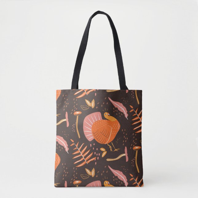 Thanksgiving Turkey Tote Bag (Front)