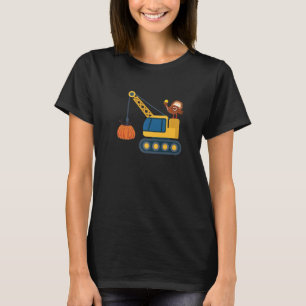 Thanksgiving Turkey Tractor Construction Vehicle T T-Shirt