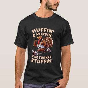 Thanksgiving Turkey Trot Running Turkey Funny T Sh T-Shirt