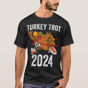 Thanksgiving Turkey Trot Squad 2024 Trot Race Wome T-Shirt