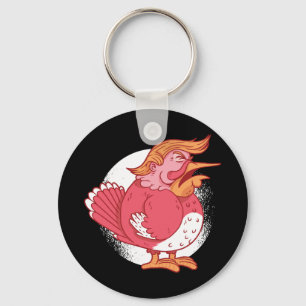 Thanksgiving Turkey Trump Gift For Gobble Lovers Key Ring