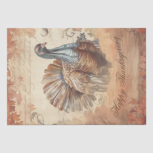 Thanksgiving Turkey Watercolor Tissue Paper