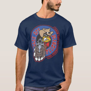 Thanksgiving Turkey with an Attitude and a Gun T-Shirt