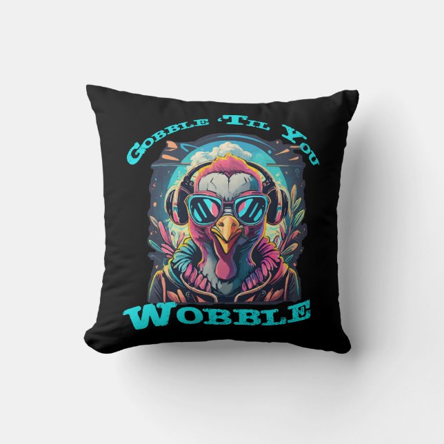 Thanksgiving Turkey Wobble Cushion (Front)