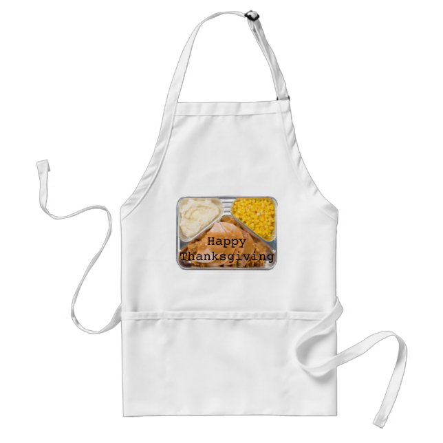 Thanksgiving TV Dinner Apron (Front)
