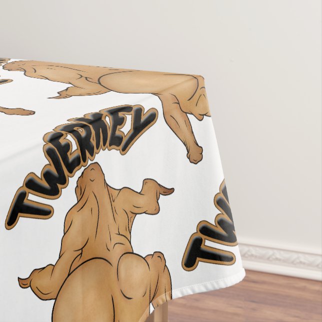 Thanksgiving Twerkey Tablecloth (In Situ)