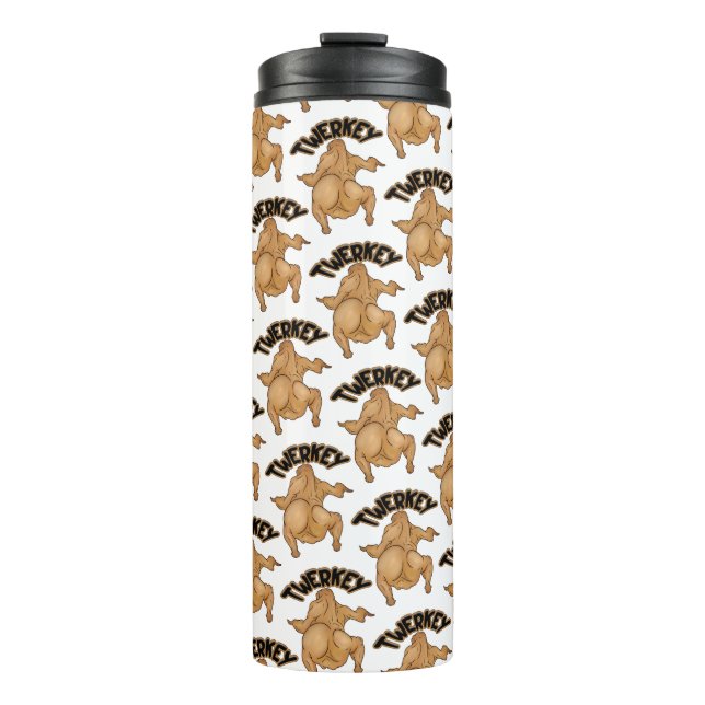 Thanksgiving Twerkey Thermal Tumbler (Front)