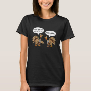 Thanksgiving Vegetarian Turkey Thankful T-Shirt