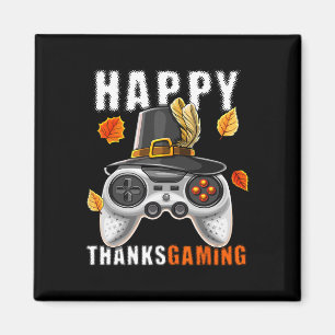 Thanksgiving Video Game Controller Pilgrim Costume Magnet