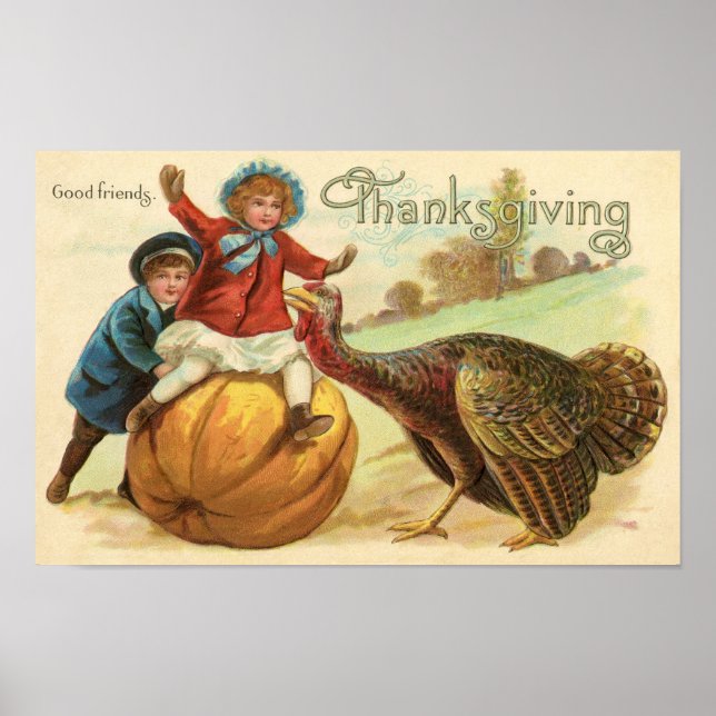 Thanksgiving Vintage Poster (Front)