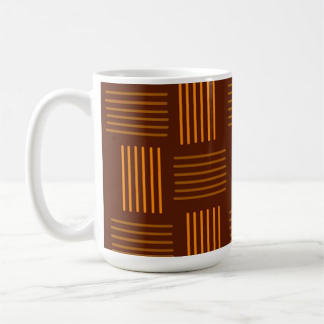 Thanksgiving Weave  Coffee Mug (Left)