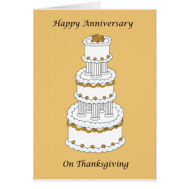 Thanksgiving Wedding Anniversary (Front)