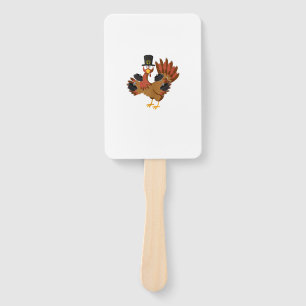 Thanksgiving Weightlifting Mum Dad Funny Workout T Hand Fan