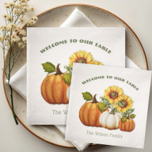 Thanksgiving Welcome Harvest Family Name