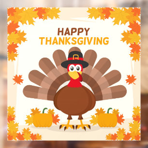 Thanksgiving Window Cling
