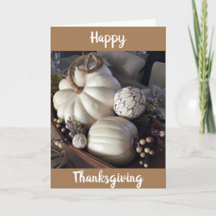 THANKSGIVING WISHES TO FAMILY AND FRIENDS CARD