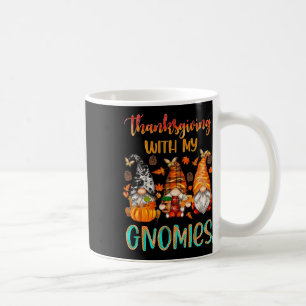 Thanksgiving With My Gnomies Fall Season Pumpkin W Coffee Mug