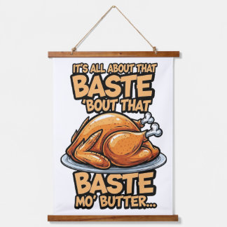 Thanksgiving Wood Topped Wall Tapestry