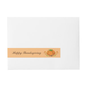 Thanksgiving Wrap Around Mailing Label