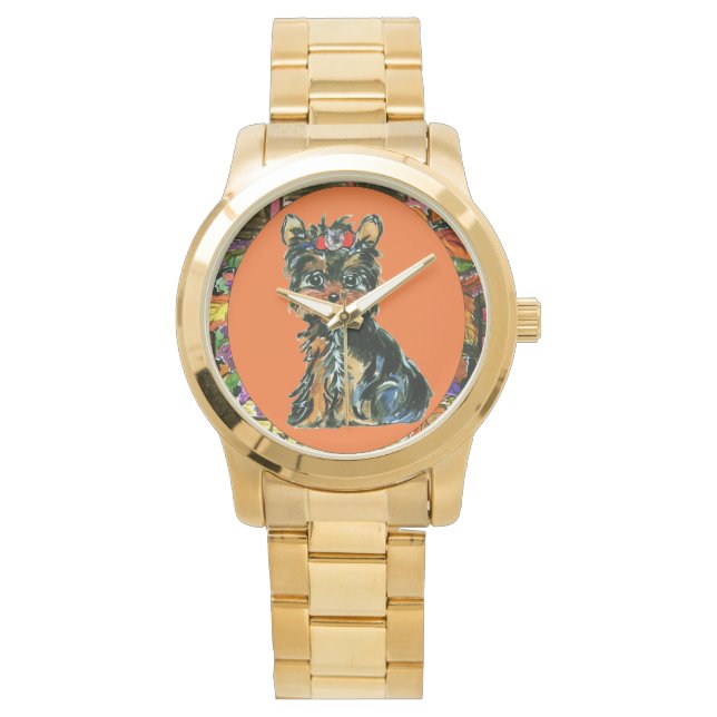 Thanksgiving Yorkie Poo Watch (Front)