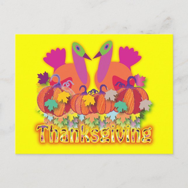 Thanksgivings Holiday Postcard (Front)