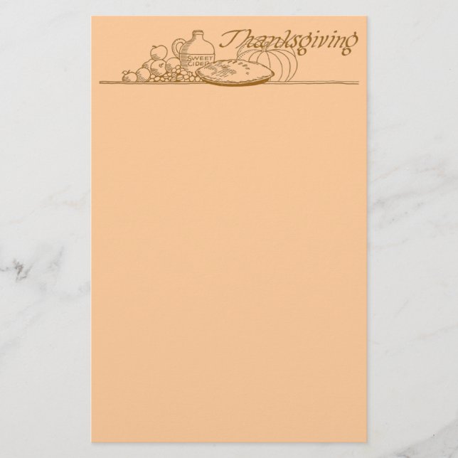 Thanksgivng Stationery (Front)