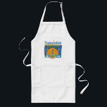 Thanksgivukkah apron<br><div class="desc">Celebrate Thanksgiving and Hannukah on the same day with this unique apron that includes a turkey wearing a yarmulke!</div>