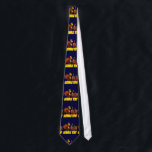 Thanksgivukkah Gobble Tov Turkey Tie<br><div class="desc">Celebrate Thanksgivukkah 2013 with this classic Gobble Tov necktie! Featuring a design of a funny cartoon turkey wearing a yamaka, a Star of David necklace, and lighting the menorah candle on Thanksgiving. A Hanukkah Thanksgiving will not occur for another 77, 000 years! So grab this great keepsake tie for this...</div>