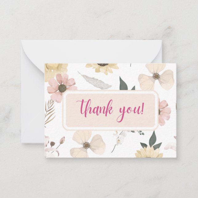 Thankyou card (Front)