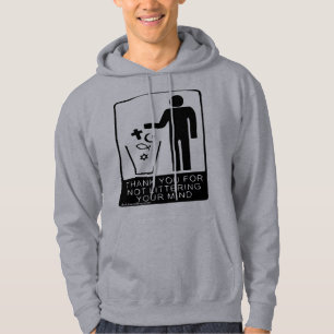 ThankYou for Not Littering Basic Hooded Sweatshirt