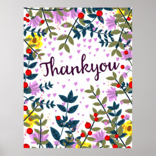 Thankyou Poster