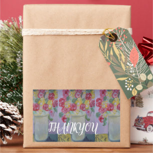 THANKYOU STICKERS BY ARTIST PAULA REILLY.