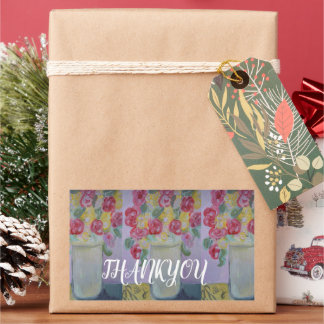 THANKYOU STICKERS BY ARTIST PAULA REILLY.