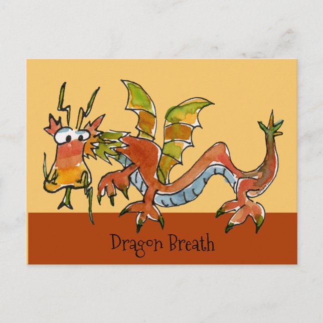 Thar Be Dragons Postcard (Front)