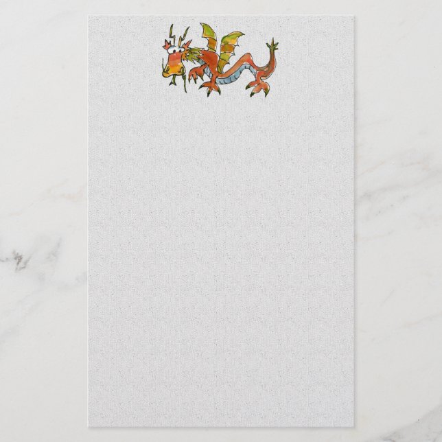 Thar Be Dragons Stationery (Front)