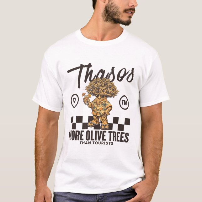 Thasos olive trees (greece) T-Shirt (Front)
