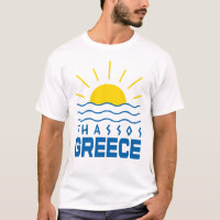 Thassos Greece Sunshine And Sea Men's White