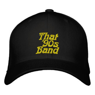 That '90s Band Logo Embroidered Baseball Cap