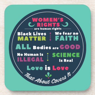 "That About Covers It" Progressive Coaster Set