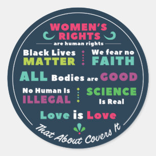 "That About Covers It" Stickers