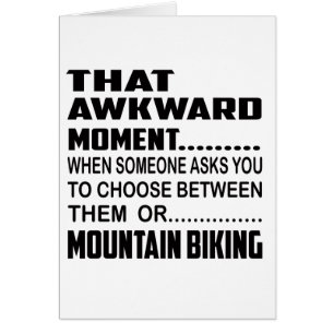 That awkward moment Mountain Biking.
