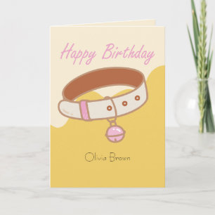 That Cat Life Happy Birthday Kids Name Birthday Card