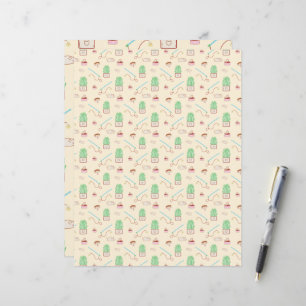 That Cat Life Toys Pattern Scrapbooking Paper