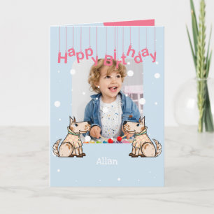 That Dog Life Photo Kids Birthday Card