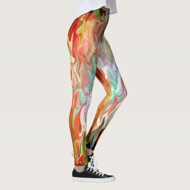 That fire burning from within... leggings (Right)